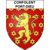 Adesivi stemma Confolent-Port-Dieu adesivo