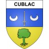 Cublac Sticker wappen, gelsenkirchen, augsburg, klebender aufkleber