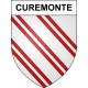Curemonte 19 ville sticker blason écusson autocollant adhésif