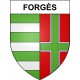 Forgès Sticker wappen, gelsenkirchen, augsburg, klebender aufkleber
