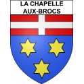 Adesivi stemma La Chapelle-aux-Brocs adesivo