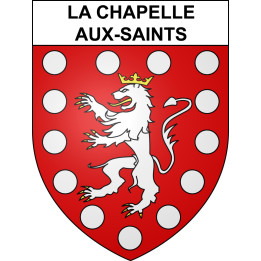 La Chapelle-aux-Saints Sticker wappen, gelsenkirchen, augsburg, klebender aufkleber