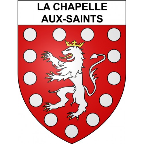 La Chapelle-aux-Saints Sticker wappen, gelsenkirchen, augsburg, klebender aufkleber