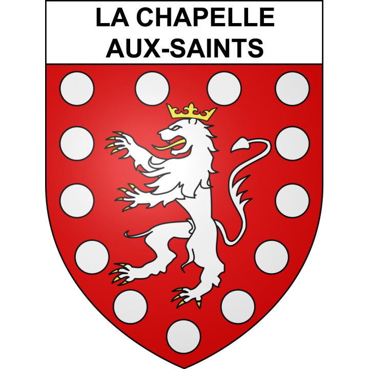 La Chapelle-aux-Saints Sticker wappen, gelsenkirchen, augsburg, klebender aufkleber