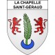 Stickers coat of arms La Chapelle-Saint-Géraud adhesive sticker