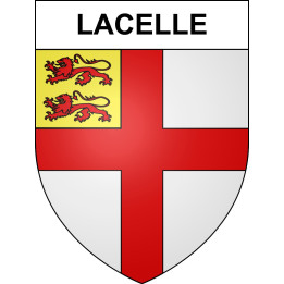 Lacelle 19 ville sticker blason écusson autocollant adhésif
