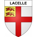Lacelle 19 ville sticker blason écusson autocollant adhésif