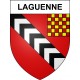 Laguenne 19 ville sticker blason écusson autocollant adhésif
