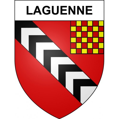 Laguenne Sticker wappen, gelsenkirchen, augsburg, klebender aufkleber