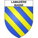 Adesivi stemma Lamazière-Basse adesivo