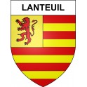 Stickers coat of arms Lanteuil adhesive sticker