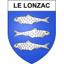 Le Lonzac Sticker wappen, gelsenkirchen, augsburg, klebender aufkleber