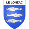 Le Lonzac Sticker wappen, gelsenkirchen, augsburg, klebender aufkleber