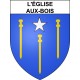 L'Église-aux-Bois Sticker wappen, gelsenkirchen, augsburg, klebender aufkleber
