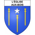 Stickers coat of arms L'Église-aux-Bois adhesive sticker