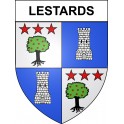 Lestards 19 ville sticker blason écusson autocollant adhésif