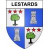 Pegatinas escudo de armas de Lestards adhesivo de la etiqueta engomada