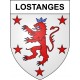 Stickers coat of arms Lostanges adhesive sticker