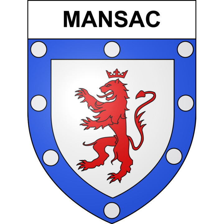 Stickers coat of arms Mansac adhesive sticker