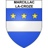 Adesivi stemma Marcillac-la-Croze adesivo