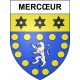Pegatinas escudo de armas de Mercœur adhesivo de la etiqueta engomada