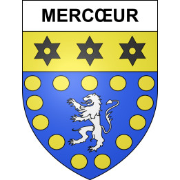 Mercœur Sticker wappen, gelsenkirchen, augsburg, klebender aufkleber