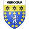 Stickers coat of arms Mercœur adhesive sticker