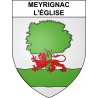 Meyrignac-l'Église 19 ville sticker blason écusson autocollant adhésif