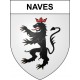 Stickers coat of arms Naves adhesive sticker