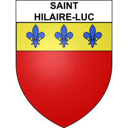 Stickers coat of arms Saint-Hilaire-Luc adhesive sticker