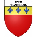 Stickers coat of arms Saint-Hilaire-Luc adhesive sticker