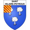 Stickers coat of arms Saint-Hilaire-Peyroux adhesive sticker