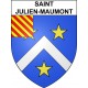 Saint-Julien-Maumont 19 ville sticker blason écusson autocollant adhésif