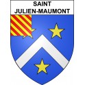 Stickers coat of arms Saint-Julien-Maumont adhesive sticker