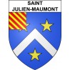Stickers coat of arms Saint-Julien-Maumont adhesive sticker