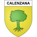 Calenzana 20 ville sticker blason écusson autocollant adhésif