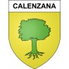 Calenzana Sticker wappen, gelsenkirchen, augsburg, klebender aufkleber