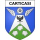 Pegatinas escudo de armas de Carticasi adhesivo de la etiqueta engomada