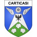 Carticasi Sticker wappen, gelsenkirchen, augsburg, klebender aufkleber