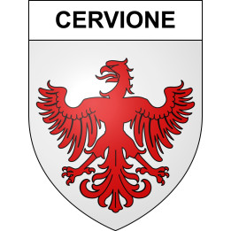 Cervione 20 ville sticker blason écusson autocollant adhésif