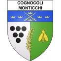 Cognocoli-Monticchi 20 ville sticker blason écusson autocollant adhésif
