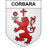 Stickers coat of arms Corbara adhesive sticker