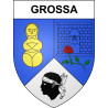 Stickers coat of arms Grossa adhesive sticker