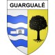 Pegatinas escudo de armas de Guargualé adhesivo de la etiqueta engomada
