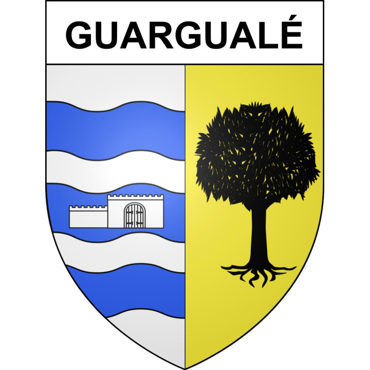 Stickers coat of arms Guargualé adhesive sticker