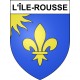 L'Île-Rousse 20 ville sticker blason écusson autocollant adhésif