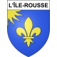 Stickers coat of arms L'Île-Rousse adhesive sticker