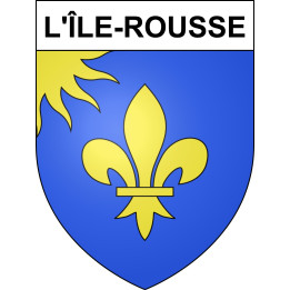 L'Île-Rousse Sticker wappen, gelsenkirchen, augsburg, klebender aufkleber