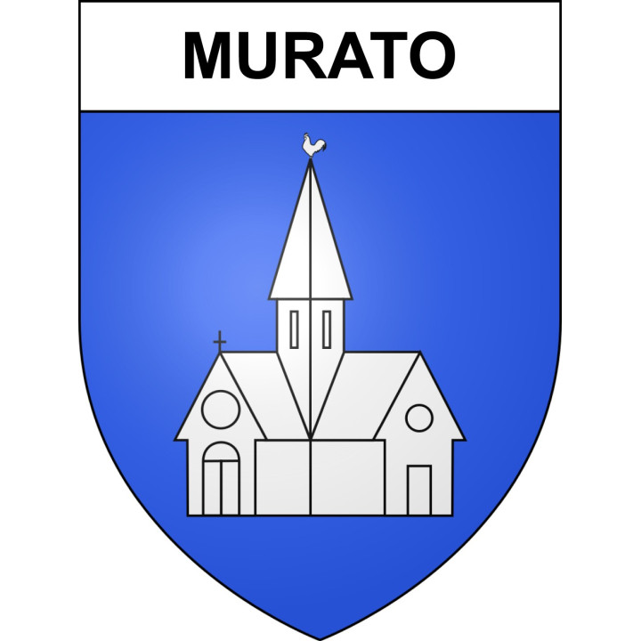 Stickers coat of arms Murato adhesive sticker
