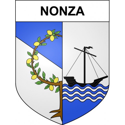 Nonza 20 ville sticker blason écusson autocollant adhésif